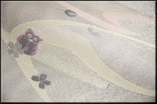 画像4: ■「田中義織物」謹製 フクロウ柄 正絹 夏物 絽 袋帯■ (4)