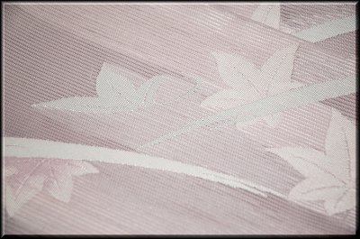 画像3: ■「田中義織物」謹製 上品な薄桜色 正絹 夏物 絽 袋帯■