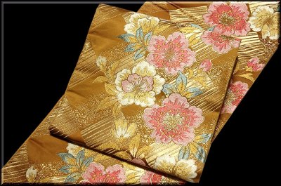画像1: ■「織傳謹製」 振袖に最適 花柄 袋帯■