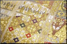 画像4: ■「丸勇謹製」 貝紫 純金 シルクロード 袋帯■ (4)