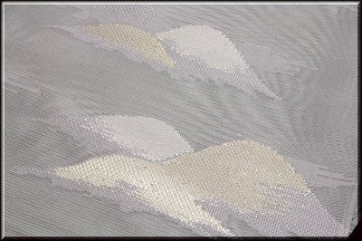 画像3: ■「久保坂織物」謹製 正絹 夏物 粋紗 袋帯■
