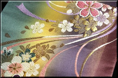 画像3: ■華やかボカシ 桜柄 振袖にも最適な 袋帯■
