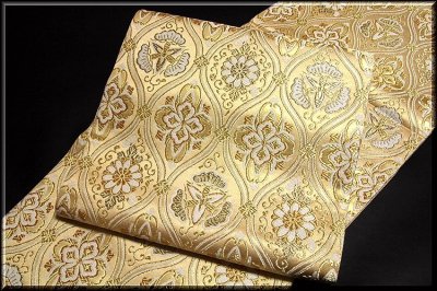 画像2: ■「岡文織物謹製」 黄金糸使用 京都西陣老舗 袋帯■