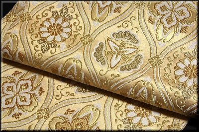 画像3: ■「岡文織物謹製」 黄金糸使用 京都西陣老舗 袋帯■