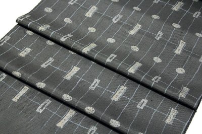 画像2: ■京の名工「二代目 川村久太郎」作 グレー地 ワンランク上のオシャレな 結城紬■
