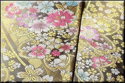 画像3: ■「大光謹製」 煌びやかな花柄 振袖に最適 豪華 正絹 袋帯■