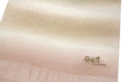 画像3: ■「ちりめん生地」 日本製 美しいボカシが魅力な 優華壇 高級 正絹 帯揚げ■
