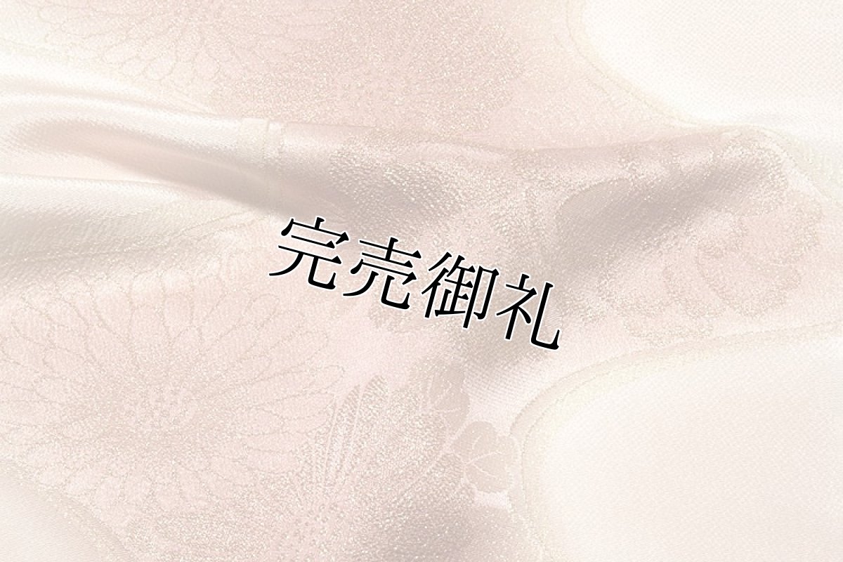 画像4: ■豪華な金糸入り ちりめん生地 高級 正絹 帯揚げ■ (4)