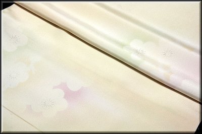 画像2: ■「日本の絹」 梅柄 ボカシ 正絹 長襦袢■