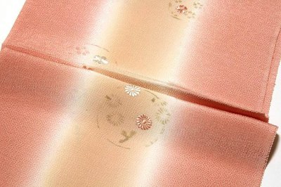 画像2: ■「丹後ちりめん生地使用」 日本製 刺繍入り ボカシ 高級 正絹 帯揚げ■