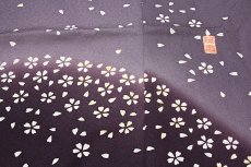 画像5: ■「桜尽くし」 ボカシ 日本の絹 丹後ちりめん 落款入り 訪問着■ (5)