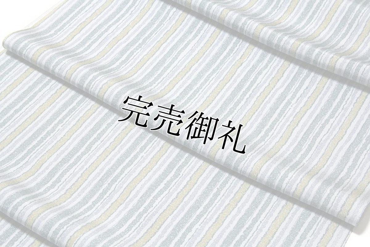 画像3: ■「粋-いき」 縞柄 高級ちりめん 正絹 小紋■ (3)