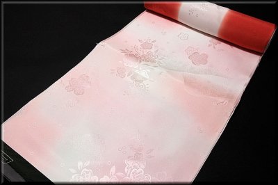 画像1: ■「振袖用」 桜柄 華やかな 振りボカシ 正絹 長襦袢■