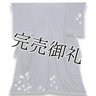 未使用　本麻紋紗襦袢地 志賀麻 高級本麻糸使用」 地紋 白地 夏物 本麻紋紗 長襦袢
