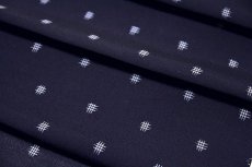 画像3: ■「遊彩夏絣」 伝統 手織工芸絣 濃紺色系 夏物 正絹 紬■ (3)