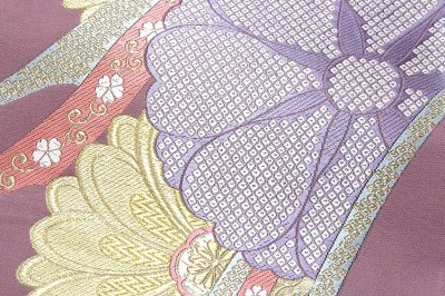 画像3: (訳ありアウトレット品)■「田中義織物謹製」 朱雀 遊 振袖に最適 正絹 袋帯■