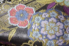 画像4: ■「京洛苑たはら謹製」 長尺 ロングサイズ 振袖に最適 桜柄 豪華な 正絹 袋帯■ (4)