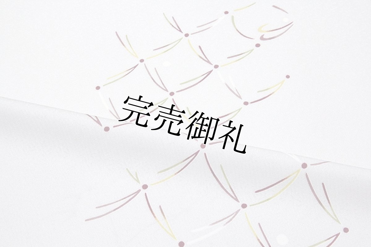 画像3: ■「日本の絹 丹後ちりめん」 地紋 オシャレ 正絹 小紋■ (3)