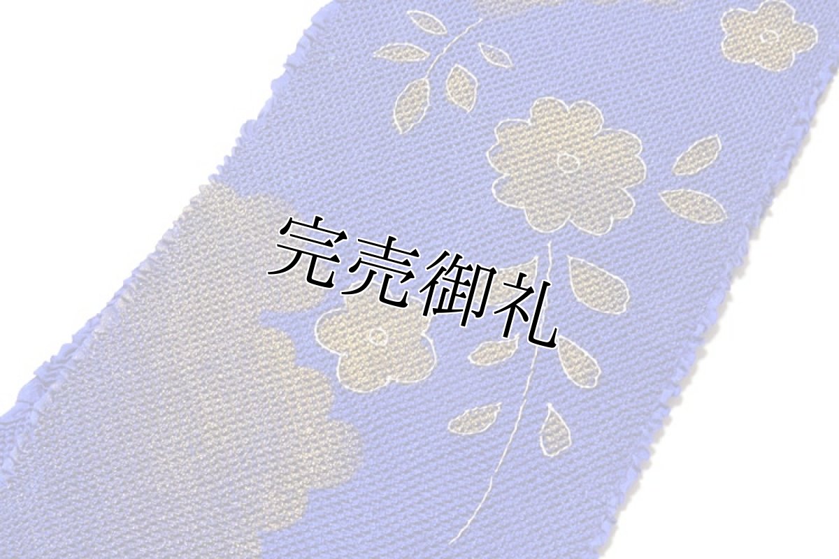 画像4: ■振袖 総絞り 金彩加工 花柄 正絹 帯揚げ■ (4)
