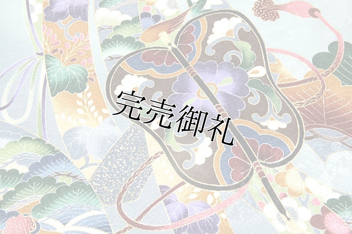 画像4: ■【最高級】「龍にかぶと柄-刺繍入り」 松竹梅 ボカシ 男児 七五三 お宮参り 正絹 祝着物■ (4)