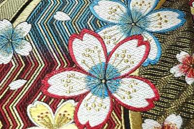 画像3: ■「植山茂八織物謹製」 豪華絢爛 ボカシ 桜柄 振袖に最適 袋帯■