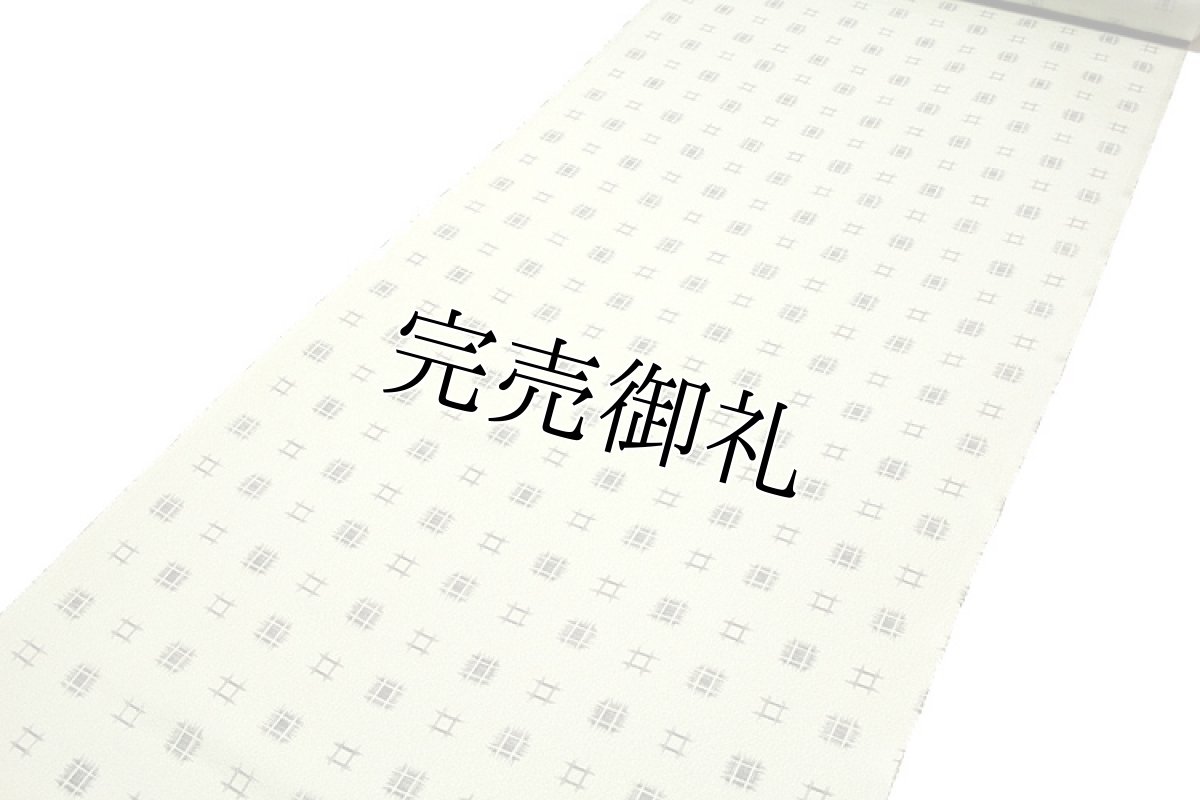 画像2: ■「高級ちりめん」 オシャレ 正絹 小紋■ (2)