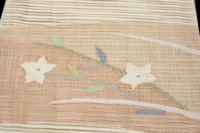 画像2: ■「正絹」 夏物 絽つづれ オシャレ 仕立て上がり ８寸 名古屋帯■