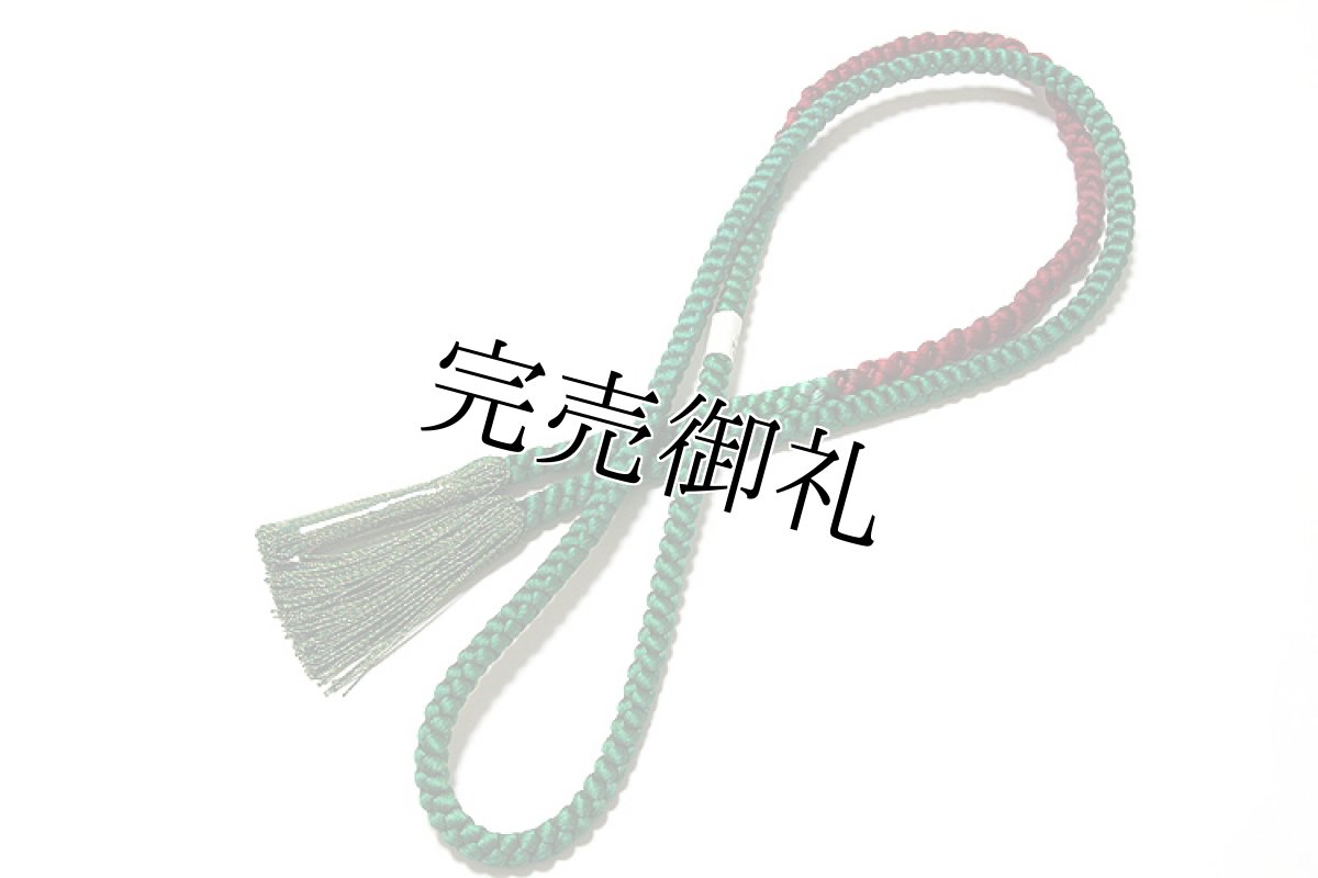 画像3: ■「振袖に最適」 金通し 丹後ちりめん 刺繍入り 帯揚げ 丸組 撚り房 帯締め セット■ (3)