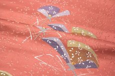 画像4: ■「京都西陣織-徳田延男謹製」 地紋 オシャレ 九寸 正絹 名古屋帯■ (4)