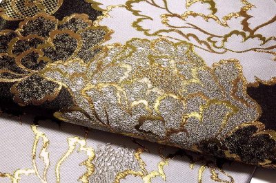 画像3: ■「京都西陣織-つちもと織物謹製」 引箔 振袖にも最適 正絹 袋帯■