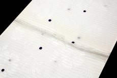 画像2: ■「正絹 夏物 絽」 贅沢な絞り入り 白地 帯揚げ 平組 帯締め セット■ (2)