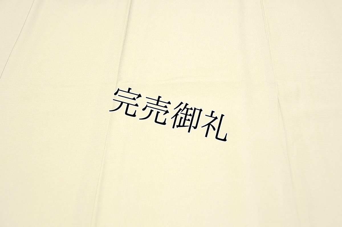 画像3: ■「新品-仕立て上がり-鮫小紋」 身長:１５７ｃｍ-１６７ｃｍまでのお方に最適 江戸小紋 芥子色系 夏物 絽 正絹 小紋■ (3)