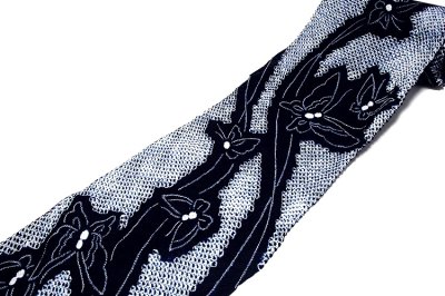 画像2: ■伝統工芸品 有松鳴海絞り 濃紺色系 最高級 浴衣■