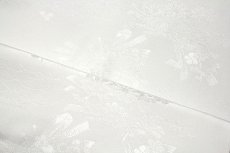 画像3: ■【訳あり】「白さが長持ちするシルクロード加工」 束ね熨斗 美しい絹の光沢 留袖に最適 白地 礼装用 正絹 長襦袢■ (3)