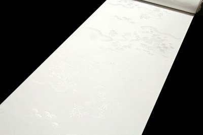 画像3: ■「松竹梅」 フォーマルに最適 留袖 白地 礼装用 正絹 長襦袢■