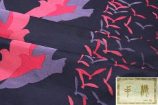 画像2: ■「じゅらく謹製」 リバーシブル 手織りの逸品 最高級 長尺 ロングサイズ 半幅 小袋帯■ (2)