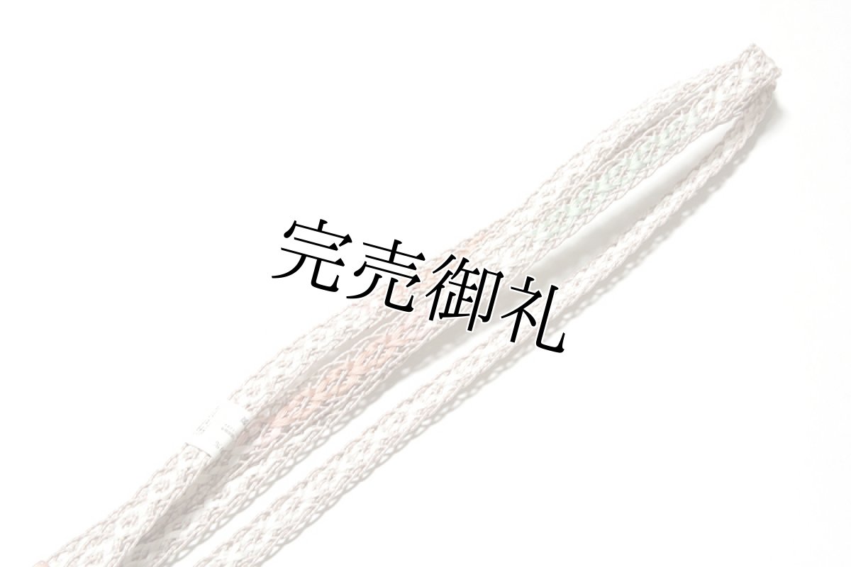 画像4: ■「正絹 夏物 絽」 華やか 地紋 帯揚げ 平組 帯締め セット■ (4)