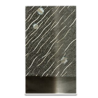 訳あり】「藍染：結城紬」 特選別織 深い紺鼠色 反物 正絹 紬