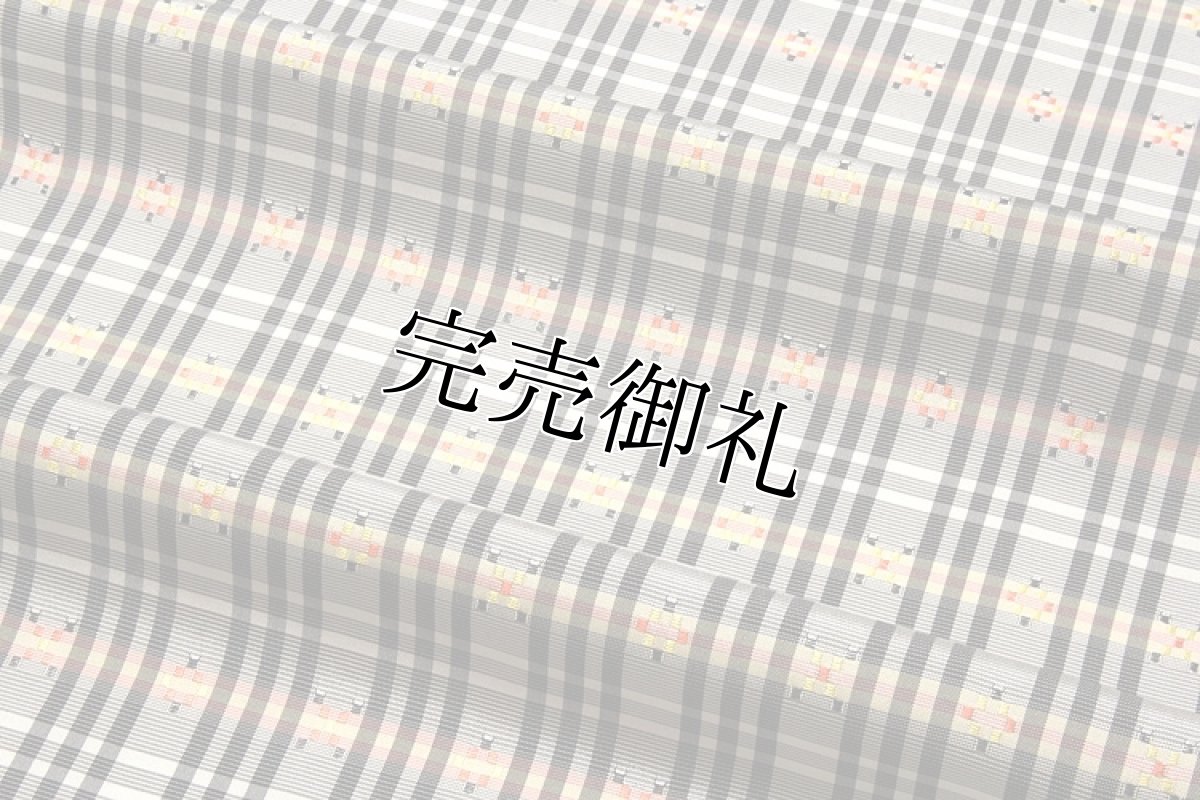 画像4: ■「華麗な色彩-花芭蕉織」 伝統工芸士 木村竜之:染色 コートや羽織にも 正絹 紬■ (4)