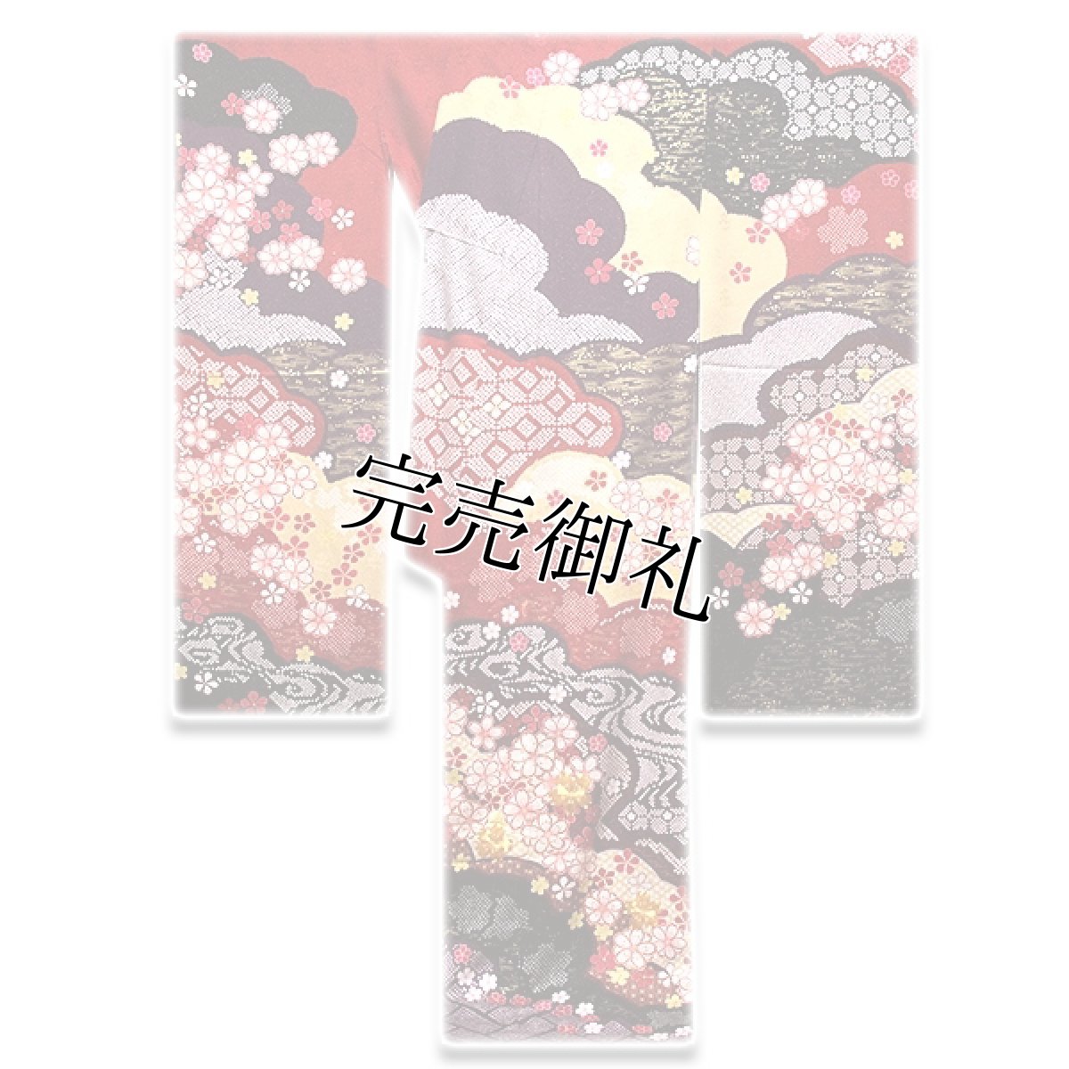 画像2: ■手縫い仕立て付き フルオーダー 「絞り-染め分け」 豪華絢爛 銀通し加工 金駒刺繍 日本の絹 丹後ちりめん生地使用 正絹 振袖■ (2)