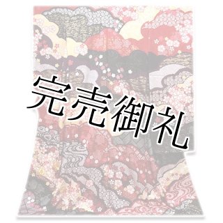 手縫い仕立て付き フルオーダー 紅型 本染め 「グンゼ:絹ばら