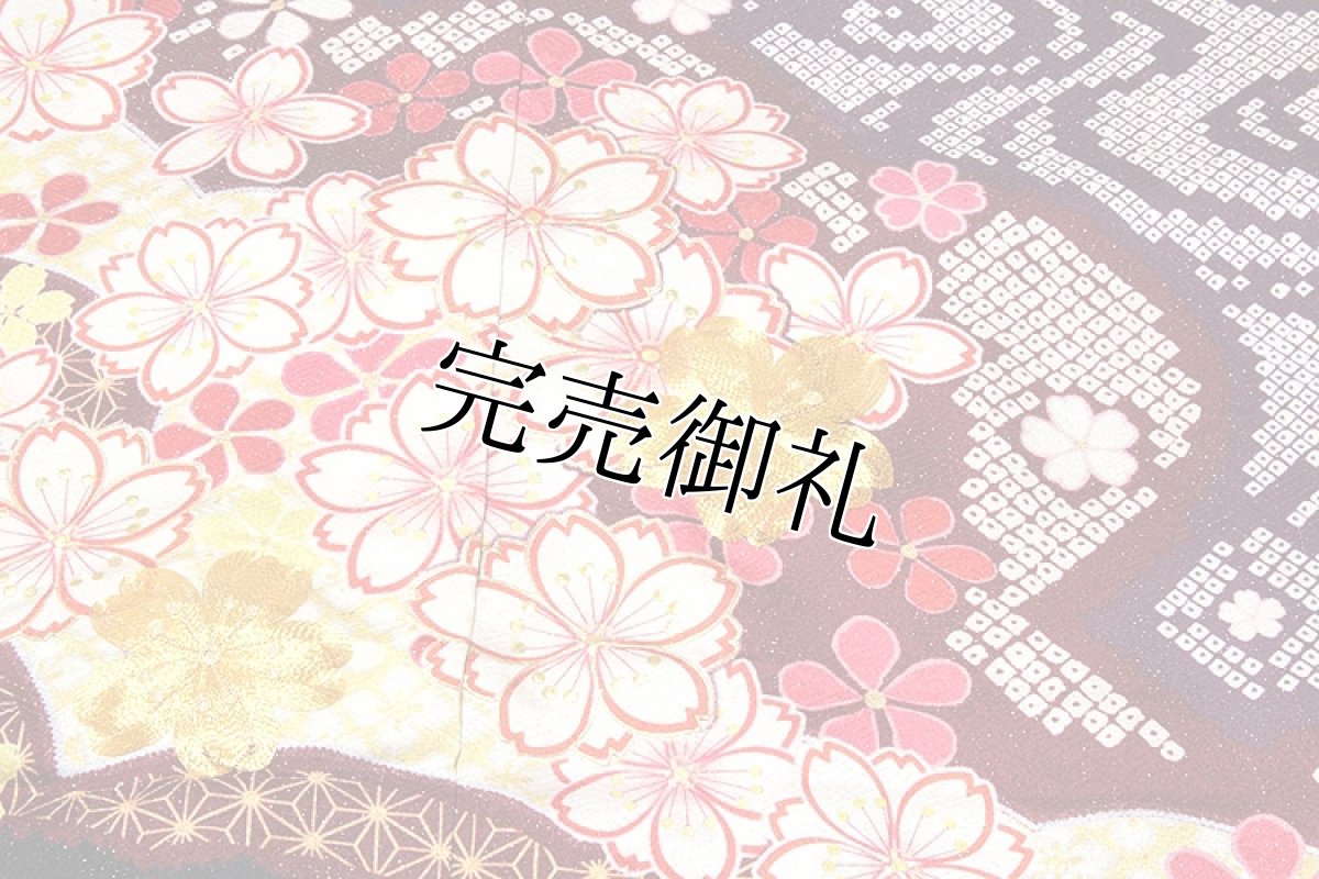 画像5: ■手縫い仕立て付き フルオーダー 「絞り-染め分け」 豪華絢爛 銀通し加工 金駒刺繍 日本の絹 丹後ちりめん生地使用 正絹 振袖■ (5)