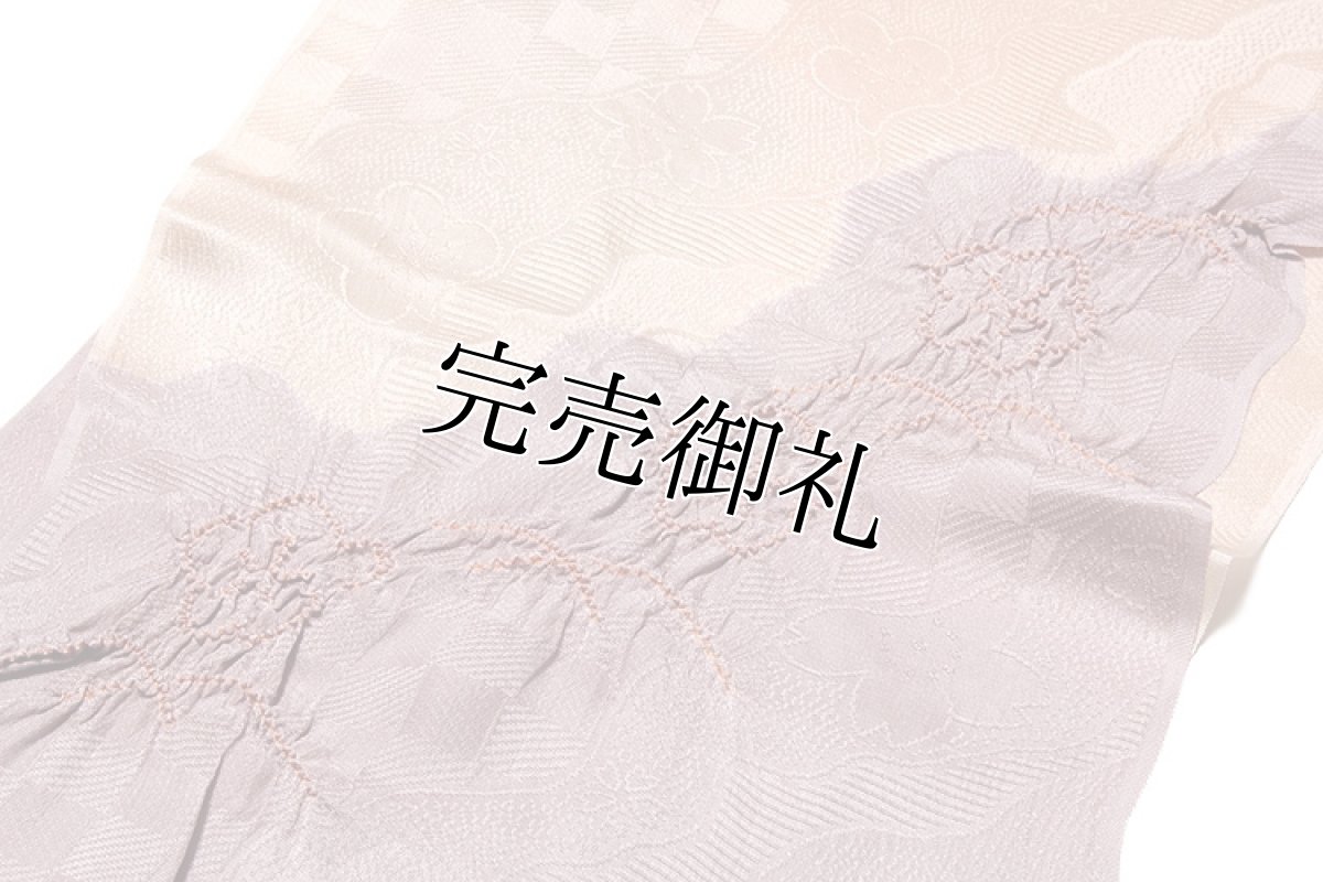 画像2: ■「正絹-高級」【京鹿の子絞り】 帯揚げ 小田巻房 手組紐 丸組 帯締め セット■ (2)