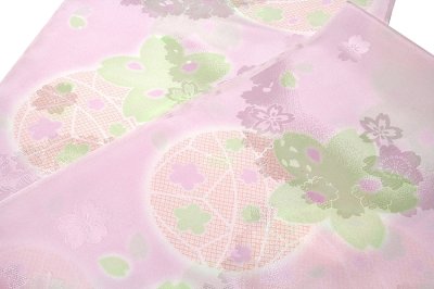 画像2: ■【訳あり】「振袖用」 華やか 可愛らしい桜柄 正絹 長襦袢■