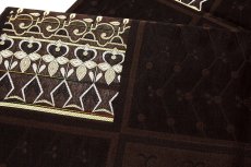 画像4: ■京都西陣織 「大光織物謹製」 シックでオシャレな 単衣着物や夏着物に最適 単衣 夏物 正絹 袋帯■ (4)