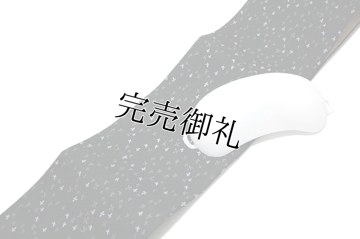 画像3: ■【訳あり】 仕立て上がり 黒色 二部式 文化帯 つけ帯 作り帯 軽装帯 ワンタッチ帯■ (3)
