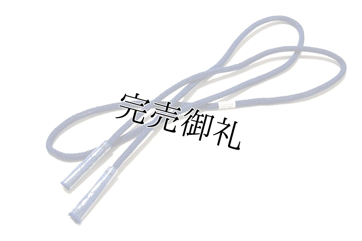 画像3: ■「正絹」 シックでオシャレな 袷 単衣向き 帯揚げ 夏 単衣向き 丸組 帯締め セット■ (3)