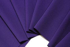 画像3: ■卒業式 女性用 青紫色系 反物 無地 正絹 袴■ (3)