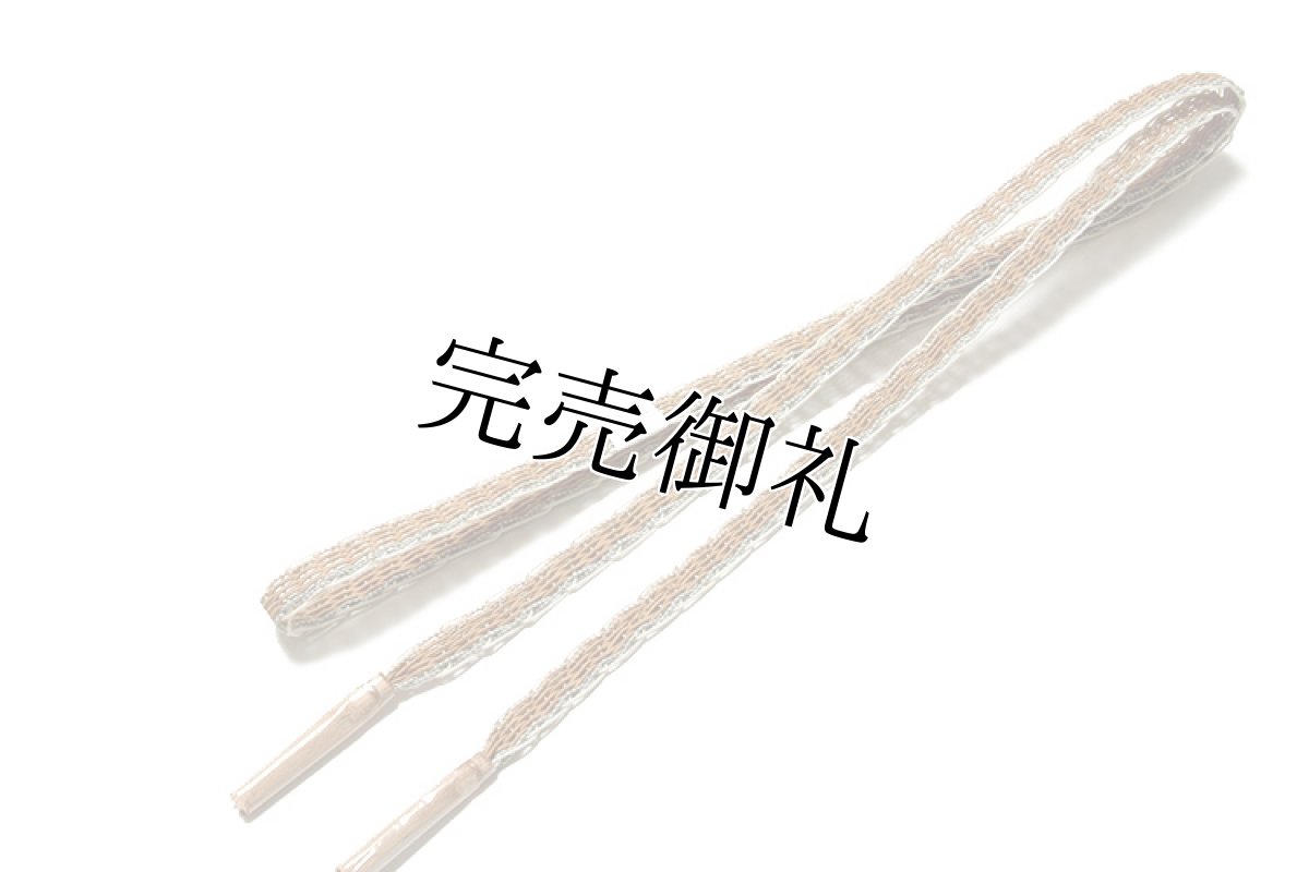 画像3: ■「正絹 夏物 絽」 オシャレな縞柄 地紋 帯揚げ 平組 帯締め セット■ (3)