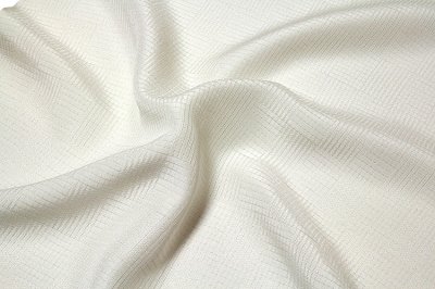 画像1: ■「羽衣-ダイヤグロ」 夏物 白色 いちまつ駒絽 反物 正絹 長襦袢■